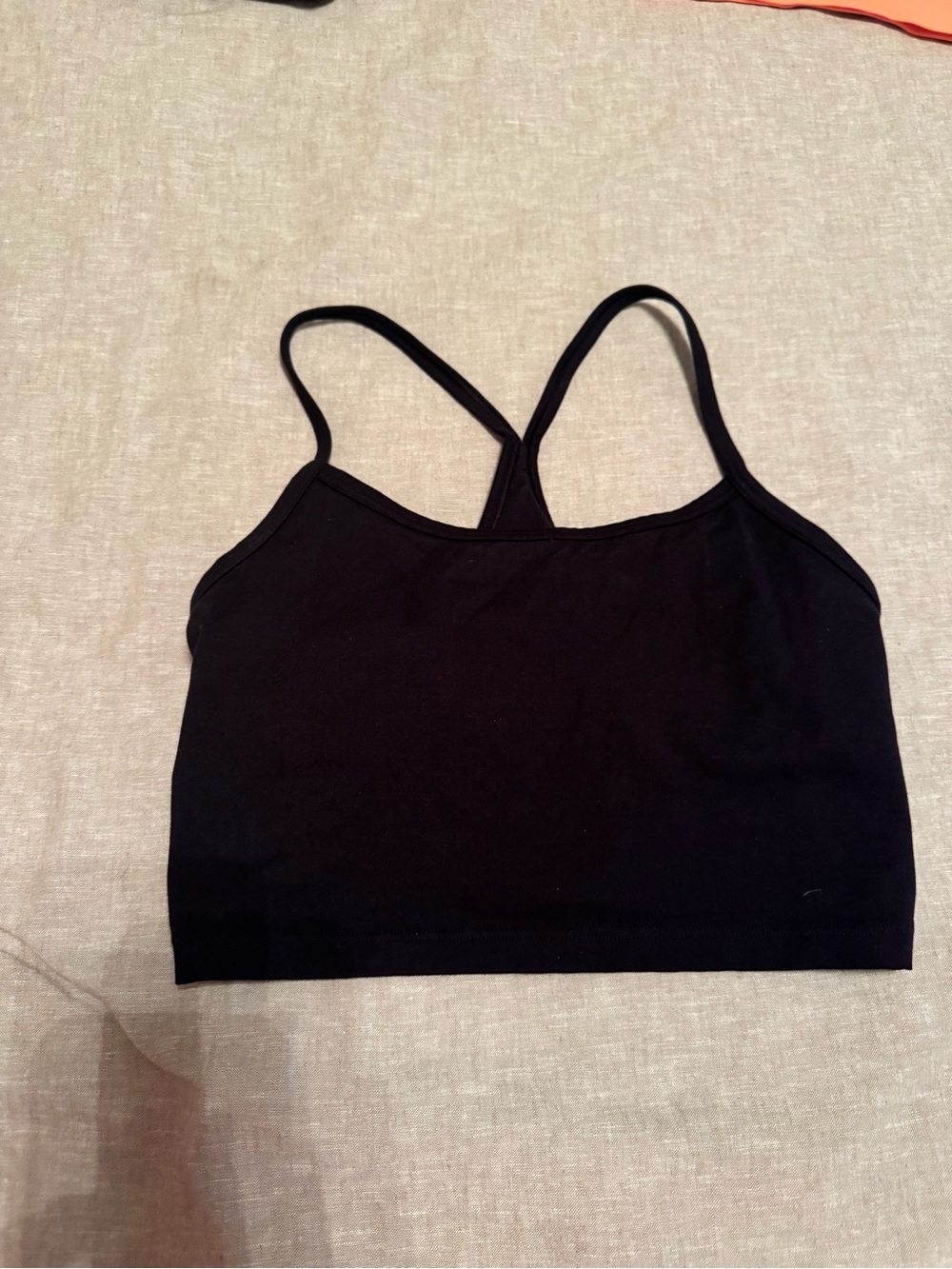 aerie Offline Black Racerback Crop Bralette Medium- like new